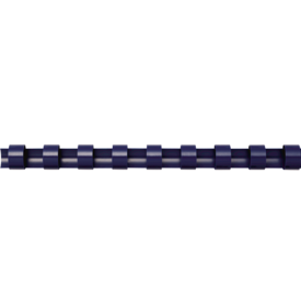6mm Plastic Binding Combs - Blue - 100 pack